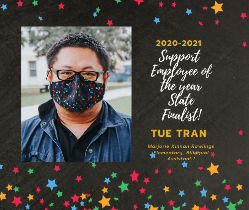 Tue Tran Support Emplyee of the Year state finalist